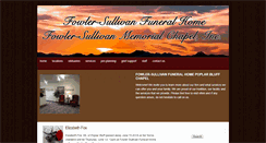Desktop Screenshot of fowlersullivanfuneralhome.com